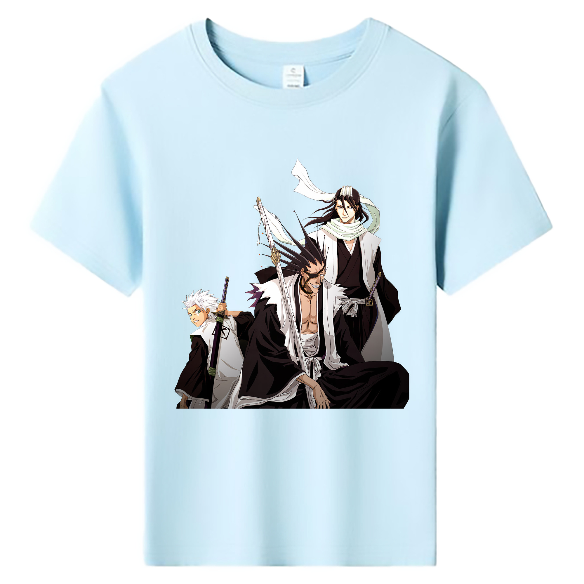 （画像用） ブリーチ ざらき けんぱち BLEACH Zaraki Kenpachi 綿100％キッズTシャツ（フロントプリント）